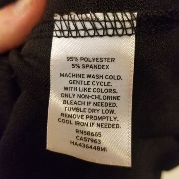 Halogen Black Slip Stretchy‎ Tie Waist Skirt Sz S - Picture 6 of 6